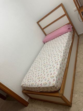 Cama 90x200 cm con colchón