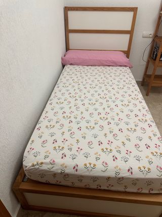 Cama 90x200 cm con colchón