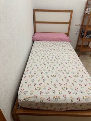 Cama 90x200 cm con colchón