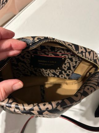 Bolso BIMBA Y LOLA Beige y Negro