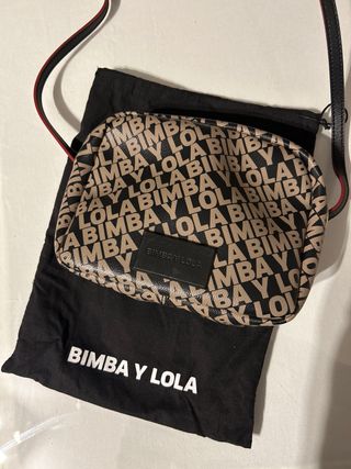 Bolso BIMBA Y LOLA Beige y Negro