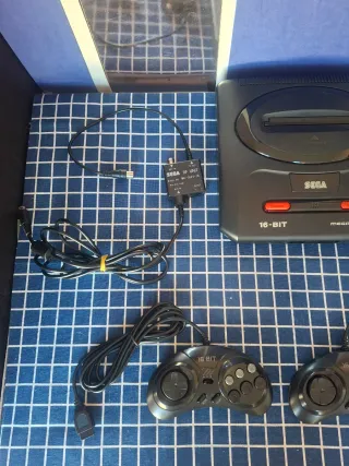 MEGADRIVE 2 ORIGINAL COMPLETA 2 MANDOS