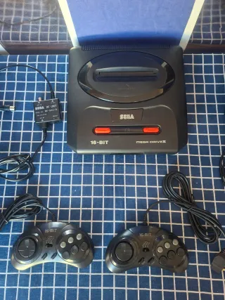 MEGADRIVE 2 ORIGINAL COMPLETA 2 MANDOS