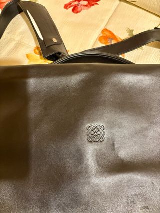 Portatrajes Loewe Piel Negro cuero