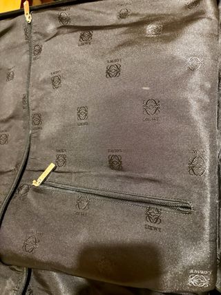 Portatrajes Loewe Piel Negro cuero