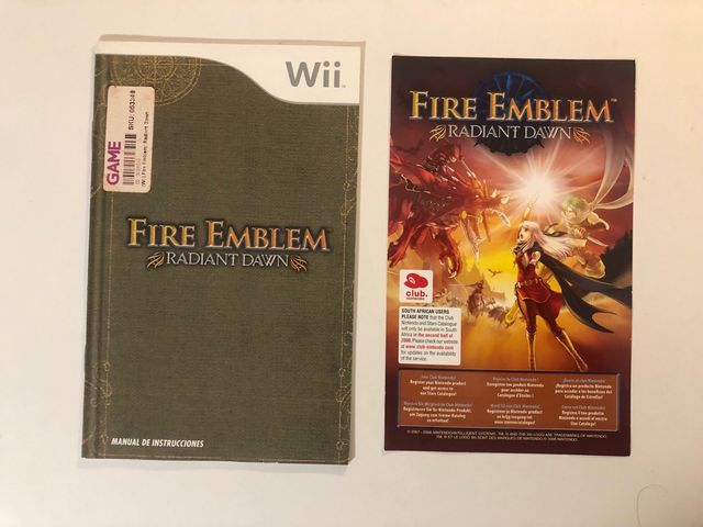Manuale Fire Emblem Radiant Dawn e punti Pal Esp