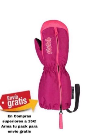 Manoplas Reusch Bebé/Niños Rosa talla S
