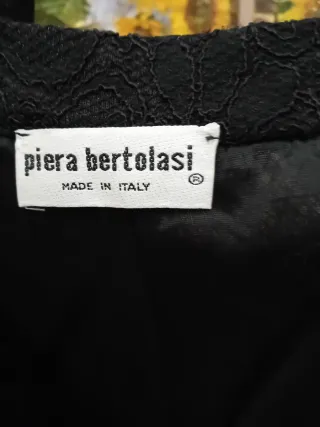 Falda larga encaje negro