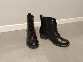 Stivali neri donna con tacco