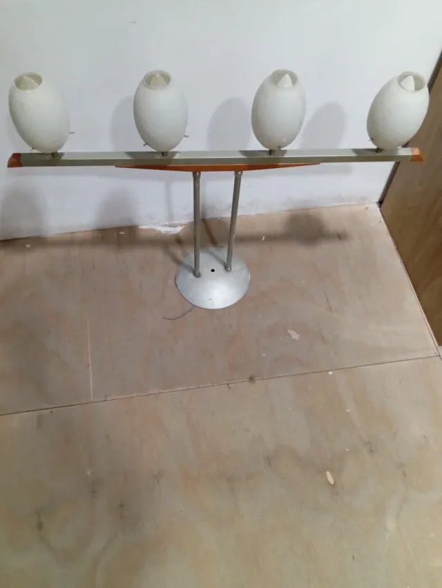 Lampada da terra a 4 luci