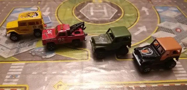 Lotto 4 modellini Majorette rif 774