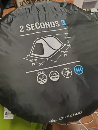 Tienda de campaña Quechua 2 Seconds 3