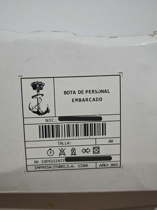 Botas de seguridad Armada Española Talla 40