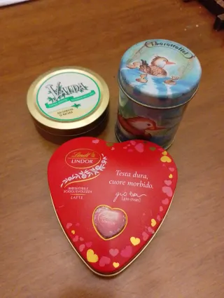 Scatoline Vintage in metallo