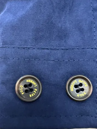 Chaqueta Azul Polo Ralph Lauren, de entretiempo.