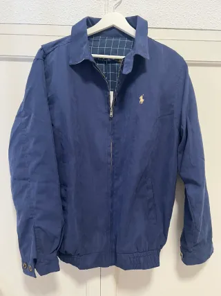 Chaqueta Azul Polo Ralph Lauren, de entretiempo.