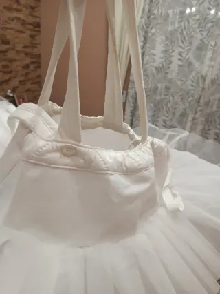 Cancán de niña La Llar del fil blanco talla 70