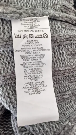 Jersey Easy Wear Cuello Alto Talla M