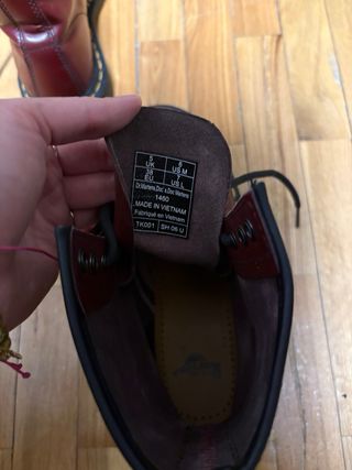 Botas Dr. Martens granates