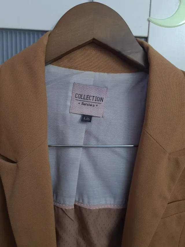 Casaco Americana Bershka Tamanho L Marrom