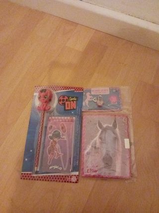 Set de libretas y bolígrafo Miraculous Ladybug