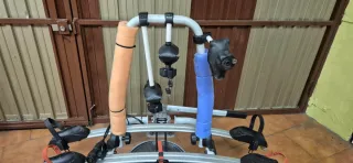 Portabici a sfera per 3 bici, accetta 2 bici elettriche