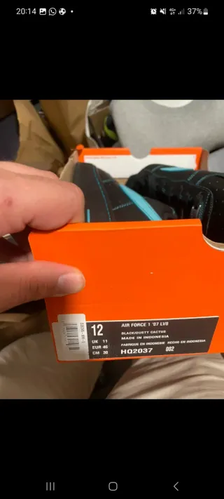 Nike Air Force 1 LV8 Un-Tiffany Negro/Turquesa