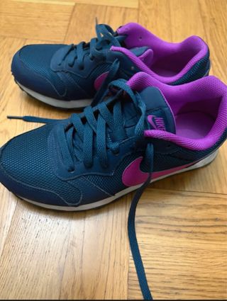 Tenis Nike Azul y Rosa