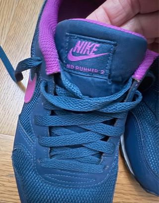 Tenis Nike Azul y Rosa