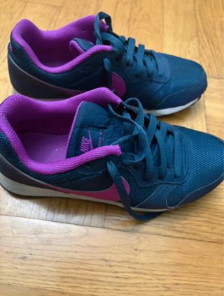 Tenis Nike Azul y Rosa