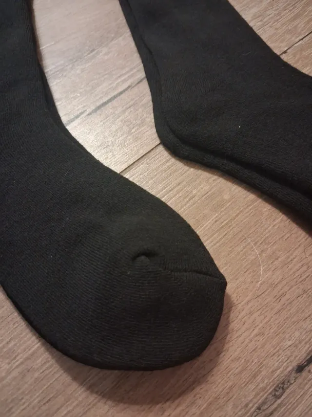 3 paia calzini invernali unisex neri