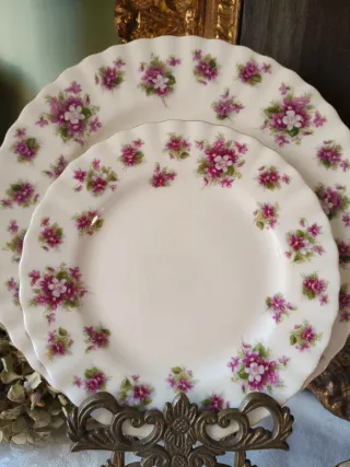 Set 7 Piatti Royal Albert Sweet Violets