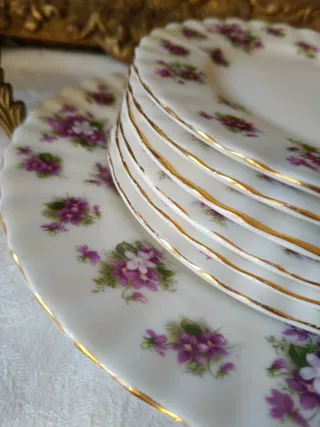 Set 7 Piatti Royal Albert Sweet Violets