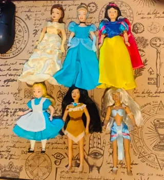 Bambole Principesse Disney in Porcellana