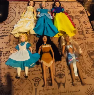 Bambole Principesse Disney in Porcellana