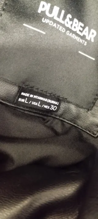 Abrigo acolchado Pull&Bear negro