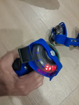 Patines Ruedas Ajustables Niños Azul