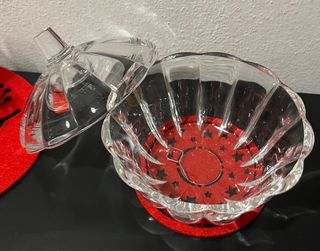 Portacaramelle / portaconfetti cristallo vintage