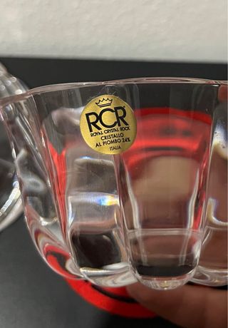 Portacaramelle / portaconfetti cristallo vintage