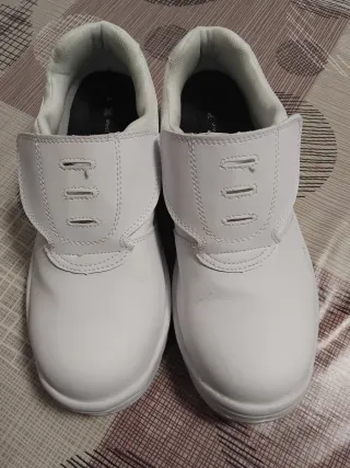 Zapatos de seguridad cocina blancos