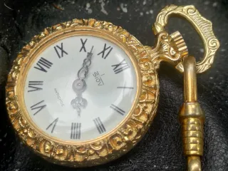 Orologio da tasca SIOV STOV ANTICHOC  finto oro