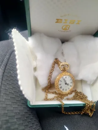 Orologio da tasca SIOV STOV ANTICHOC  finto oro