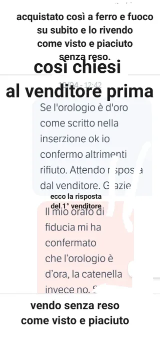 Orologio da tasca SIOV STOV ANTICHOC  finto oro