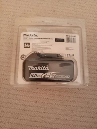 Batería Makita LXT 18V 6.0Ah