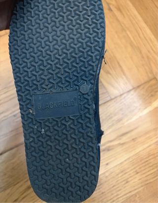 Botines azul marino forrados