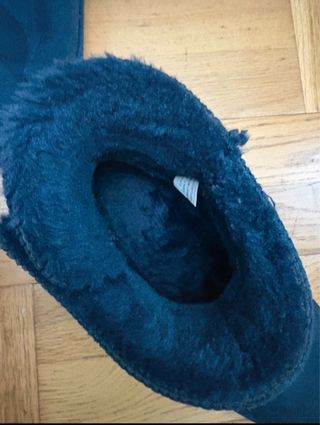 Botines azul marino forrados