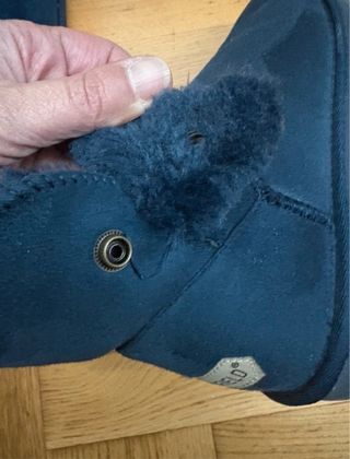 Botines azul marino forrados