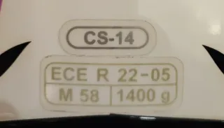 Casco HJC CS-14 talla M con funda