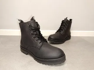 Stivali Lumberjack in vera pelle