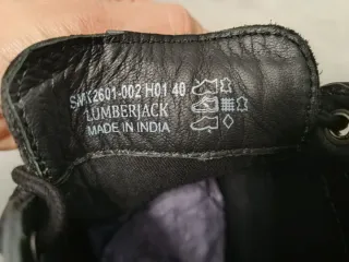 Stivali Lumberjack in vera pelle